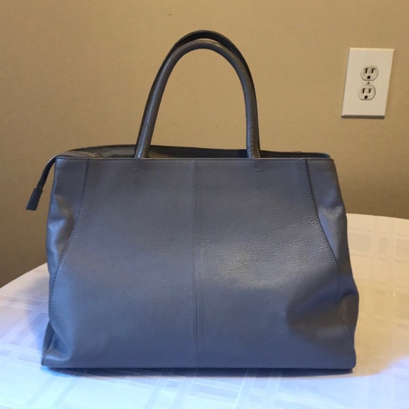 MODALU LONDON Verity Large Tote in Simple Grey - Picture 2 of 10